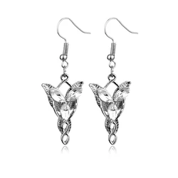 Arwen Elvish Jewelry Evenstar Earrings For Women Move Cosplay Peripheral Party Accessories