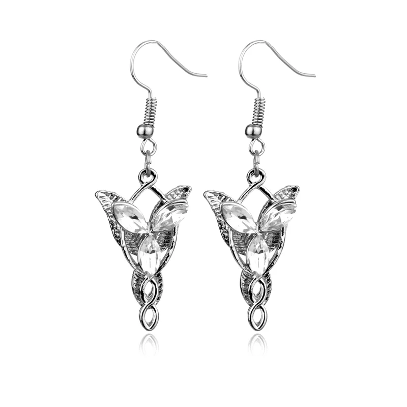 Arwen Elvish Jewelry Evenstar Earrings For Women Move Cosplay Peripheral Party Accessories