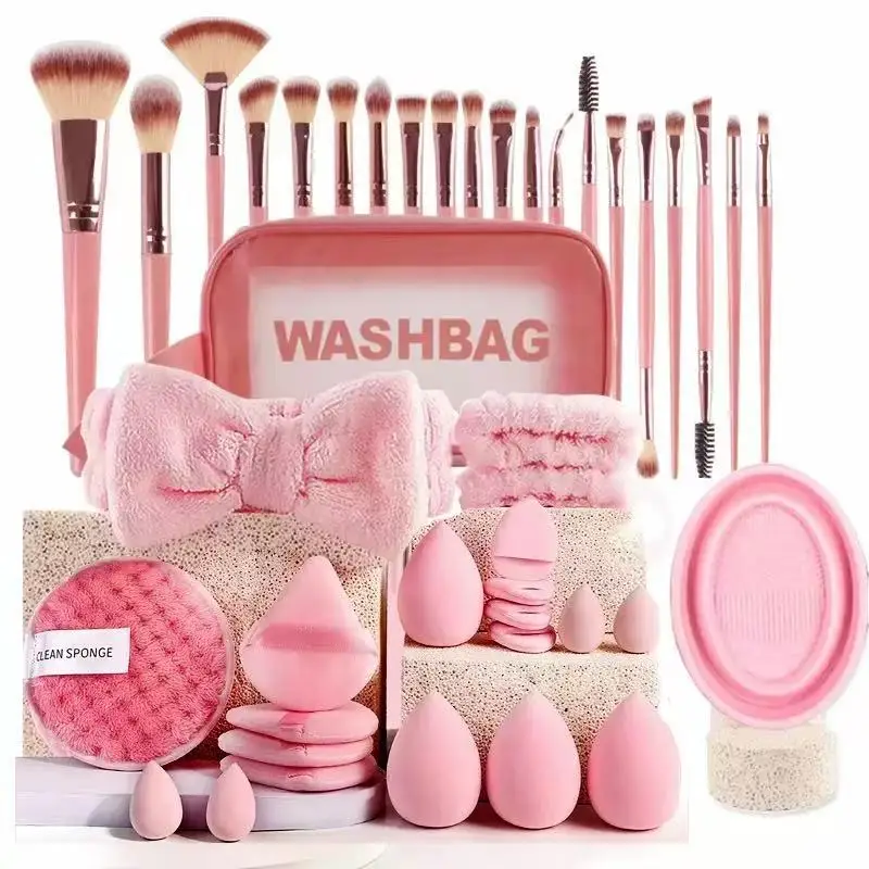 

42pcs Makeup Brush Set, Professional & Beginner-friendly Premium Synthetic Makeup Brushes Kit, Multi-functional Makeup Brushes Tool Set for Foundation Powder Concealers Eye Shadows Blush