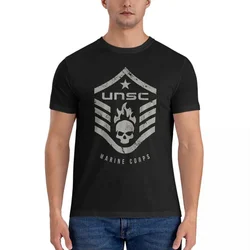 Men's UNSC Marine Corps T Shirt H-Halo Cotton Clothes Vintage Short Sleeve Round Neck Tee Shirt Classic T-Shirt