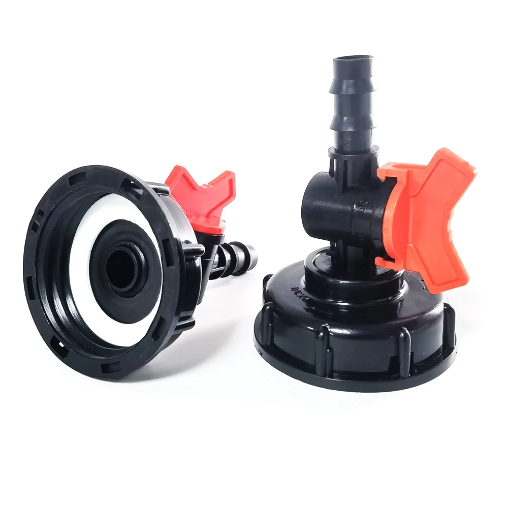 IBC S60*6 Adapter Pagoda interface straight through valve water tank adapter thread 3/4'' 1/2'' garden irrigation Connector