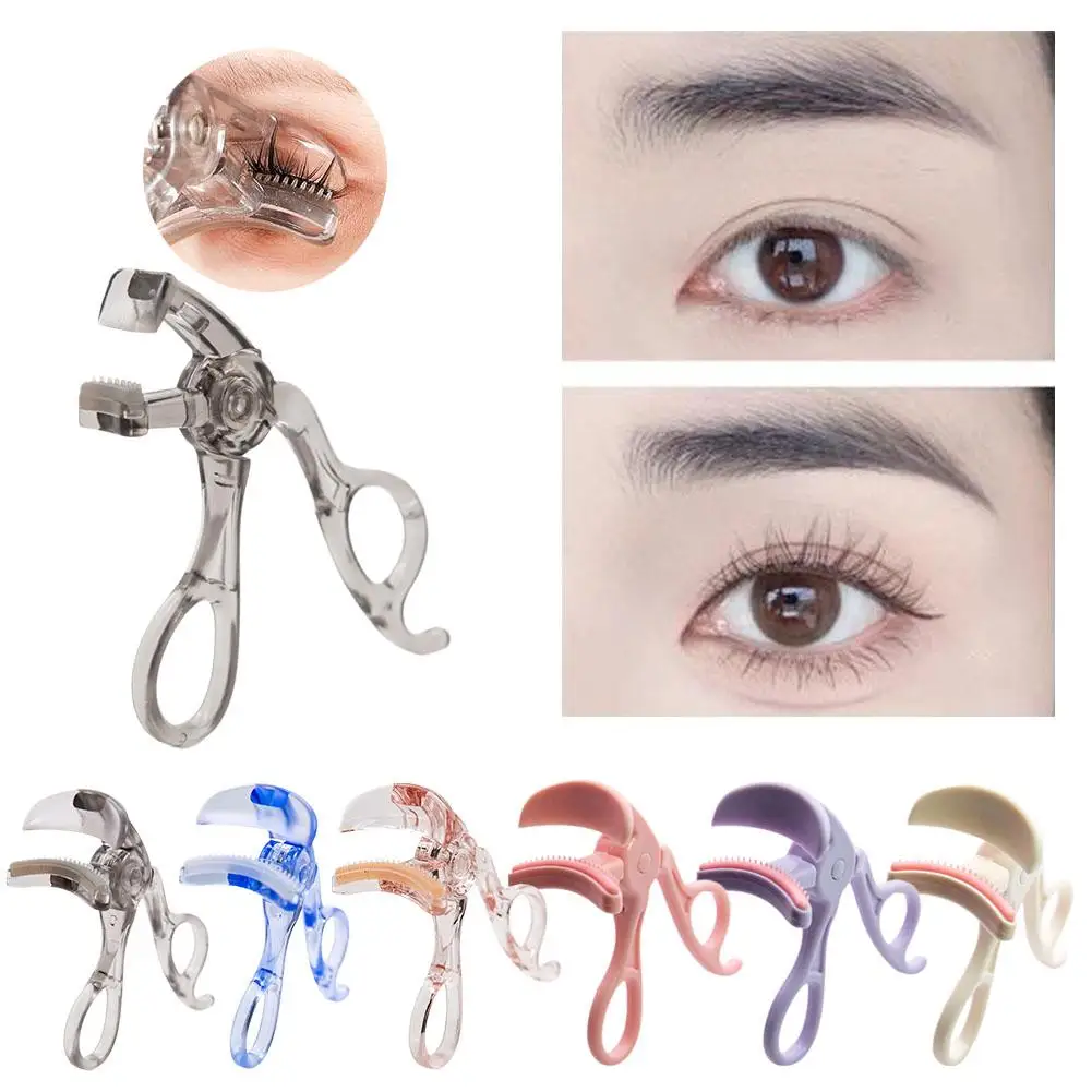 Silicone Handle Eyelash Curler Practical Eyelash Curler Wide Angle Curler Suitable For Beginners In Beauty And Makeup Tools Z7v9