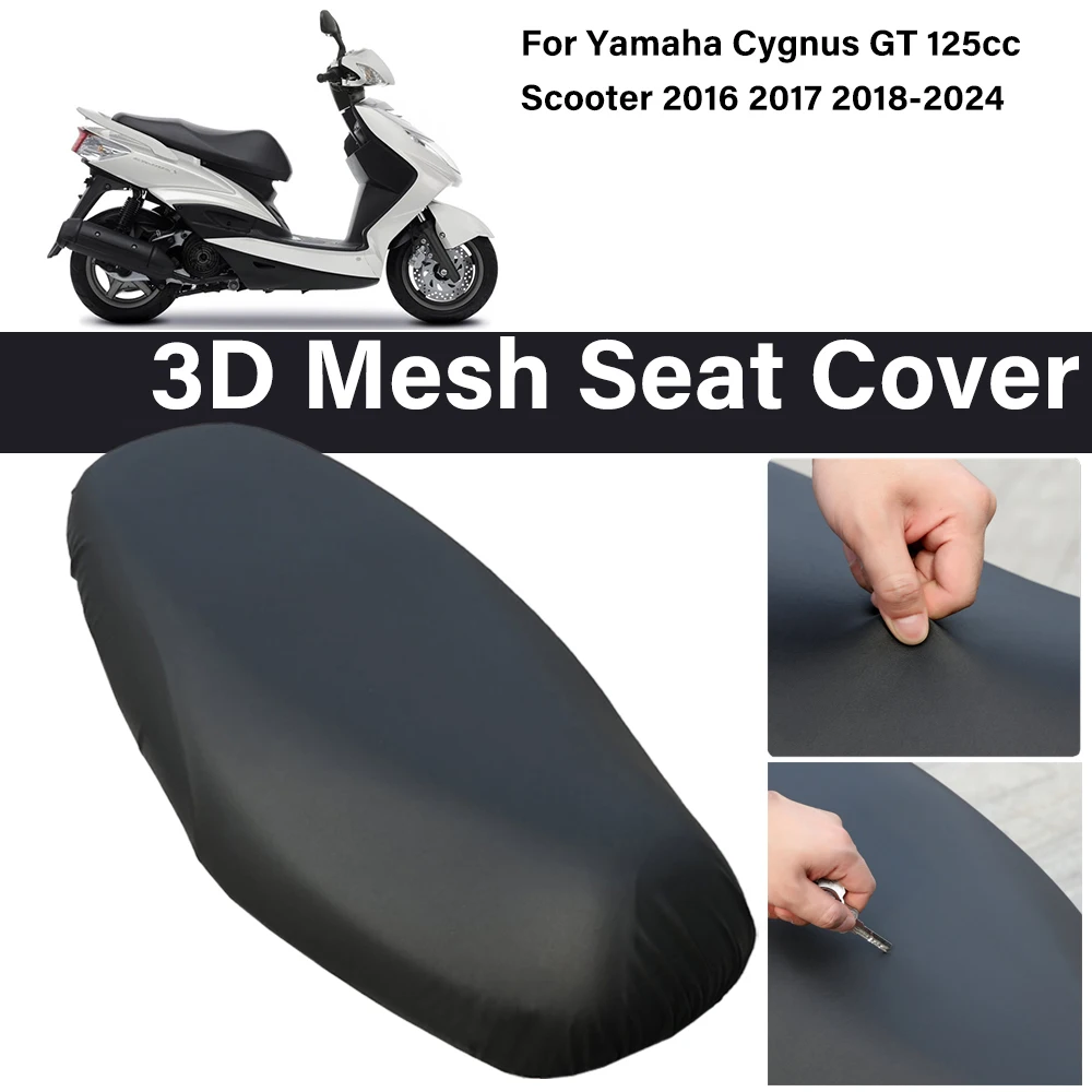 Dla Yamaha Cygnus GT 125cc Cygnus X skuter 2016 2017 2018 akcesoria motocyklowe pokrycie siedzenia wodoodporny pyłoszczelny odporny na promieniowanie UV
