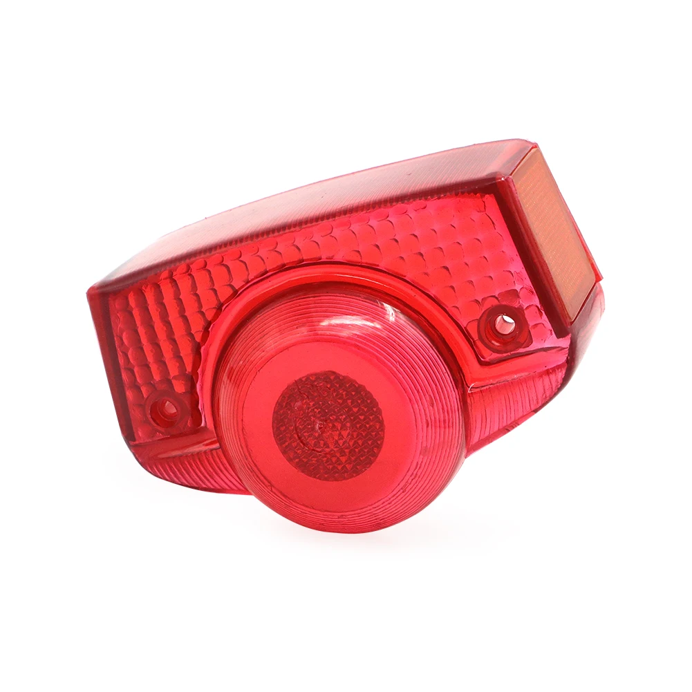 Motorcycle Rear Tail Light Taillight Red Lens Cover For Honda CL70 CL90 CT90 CB750 CL100 CB100 Replace 13011-323-014 1967-1971