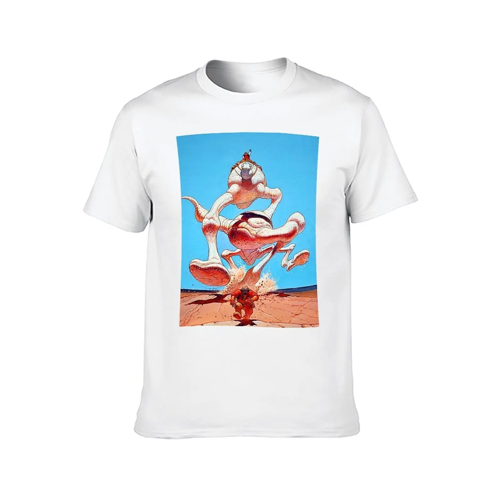 جان الزرافة موبييوس الوحوش تي شيرت رجل جرافيك تي شيرت القطن تي شيرت رجل تي شيرت للرجل القطن لينة تي شيرت