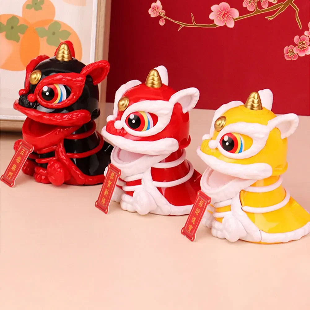 Chinese Style Lion Dance Figure New Year Home Decoration Lion Tabletop Decoration Lion Ornament Lion Sculpture