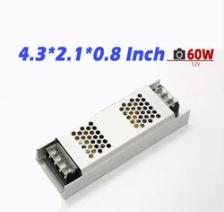 Ultra Thin Driver For LED Strips Constant Voltage Power Supply DC 12V/24V Lighting Transformers Mini60W 100W 150W 200W 300W 400W