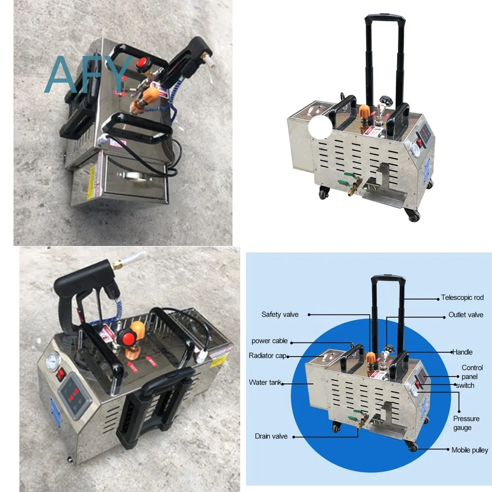 High-Pressure Steam Cleaner for Indoor Use Car Washer for Commercial Cleaning Air Conditioning Maintenance 220V Heavy Duty