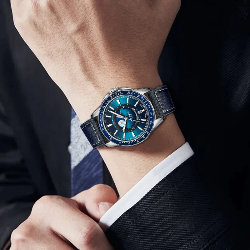 ROLENDO MIYOTA 8205 Movement Watches For Men Automatic Mechanical Watch BGW9 Luminous 42mm Ceramic Bezel Ring 50M Waterproof view 5