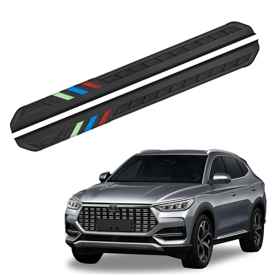 

2Pcs Side Step Pedal Running Board Nerf Bar Fits For BYD Tang