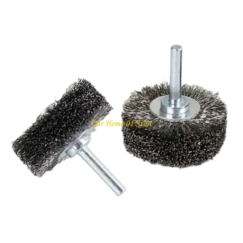 M4YC 50mm Stainless Steel Wire Wheel 20mm Thick Rusts Scouring Brush Compatibles with 1/4" Shank Tool for Polishing Grinding