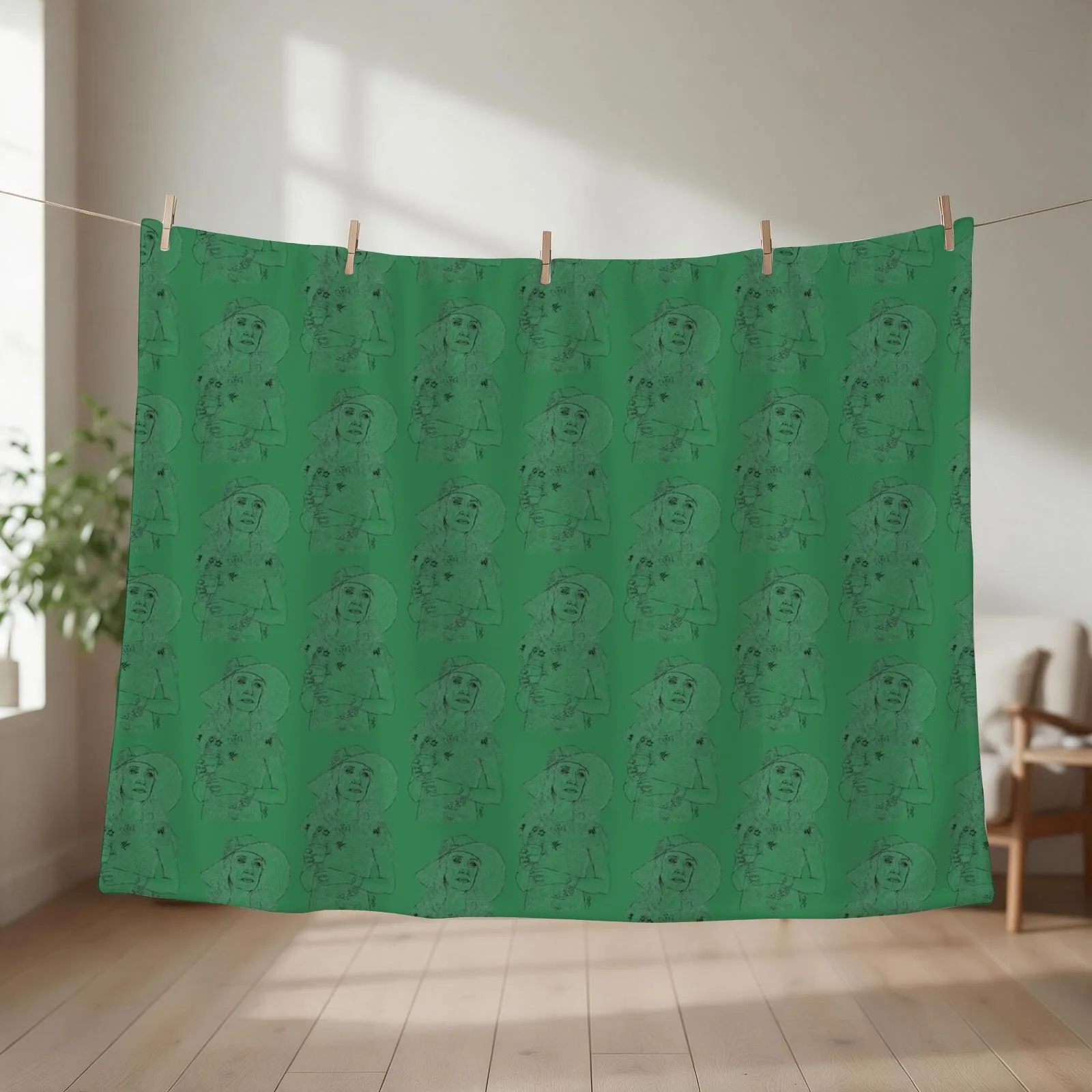 Sharp Objects - Adora (Patricia Clarkson) Calhoun Day Throw Blanket couch cozy soft plush fuzzy picnic outdoor blanket