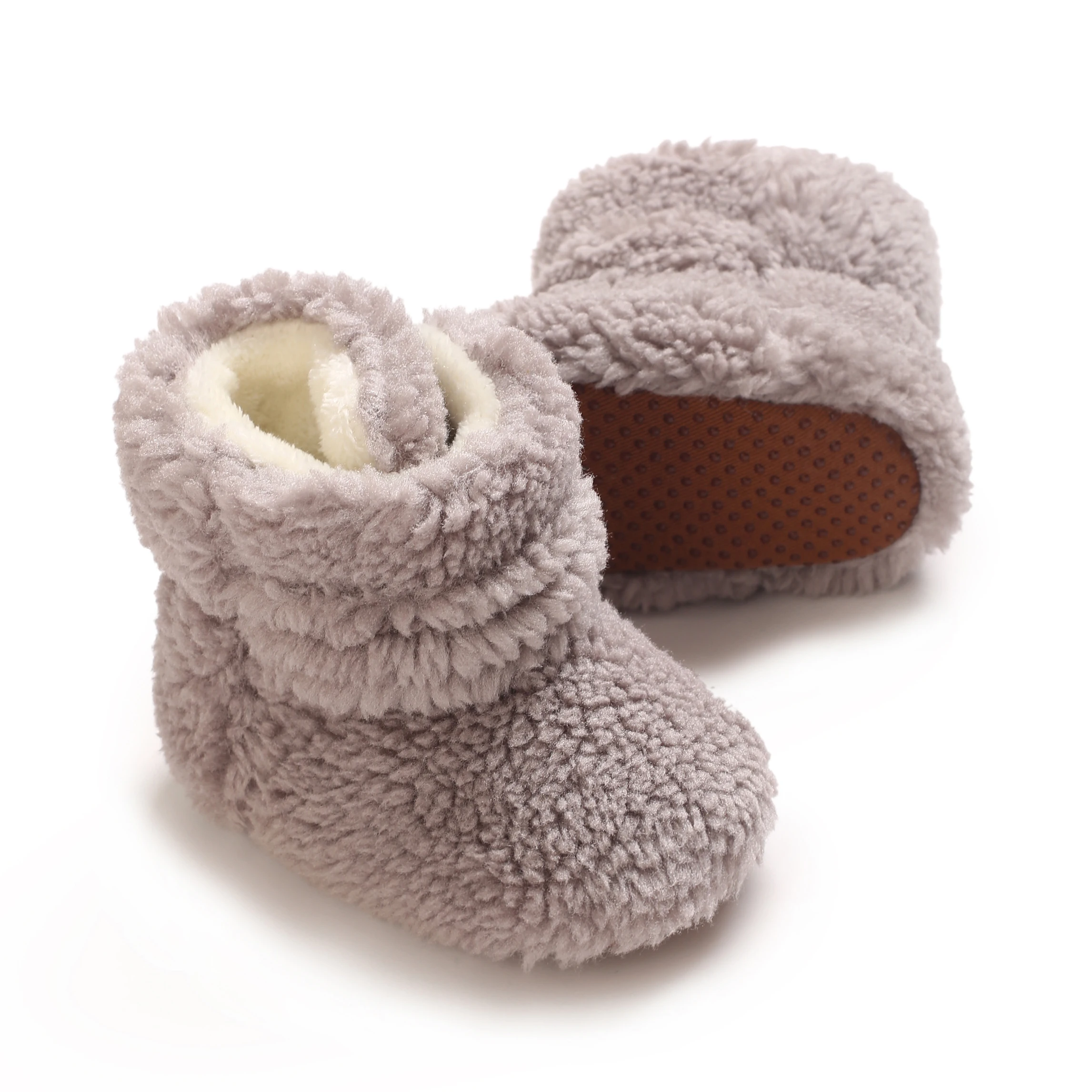 Winter Boots For Baby Boys And Girls Snow Soft Sole Anti Slip And Warm Flat Shoes Baby's First Walking Baby Shoes 0-18 Months - view 3