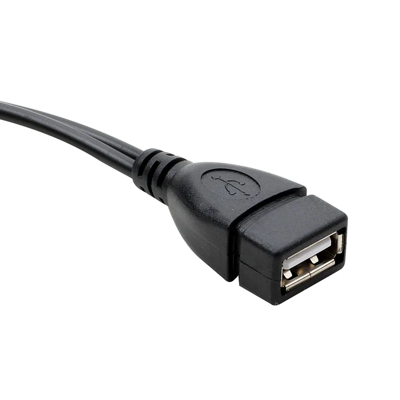 2 w 1 kabel OTG zamiennik dla kija przeciwpożarowego 4K kompatybilny z telefon z systemem Android tabletem Micro USB Host z zasilaniem Micro USB