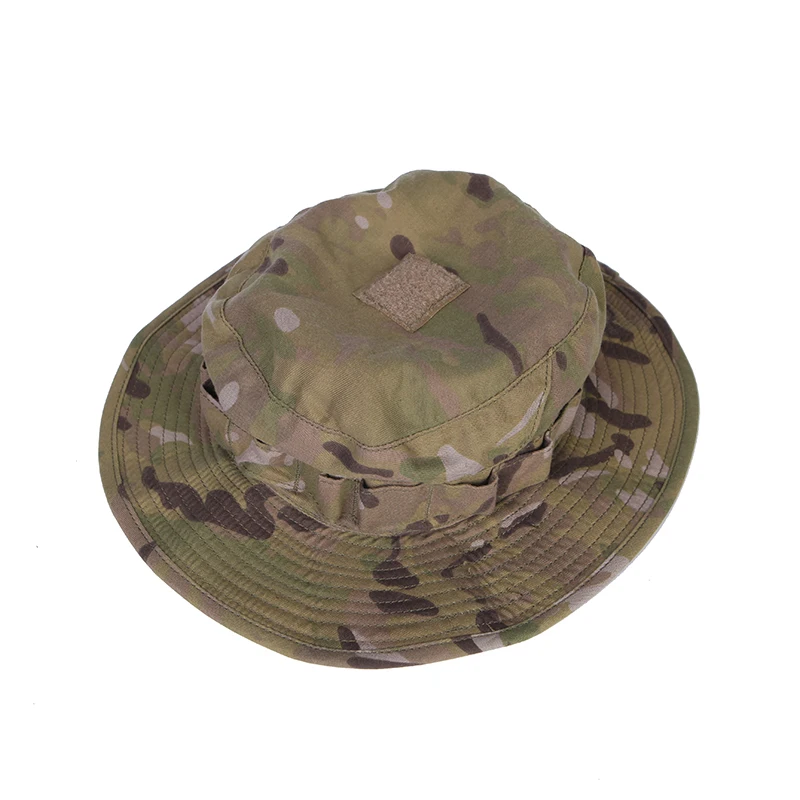 Tactical Sunshade Cap Round Brim Hat Boonie Sun Protection Headwear Outdoor Hiking Camping Fishing Sports Sports