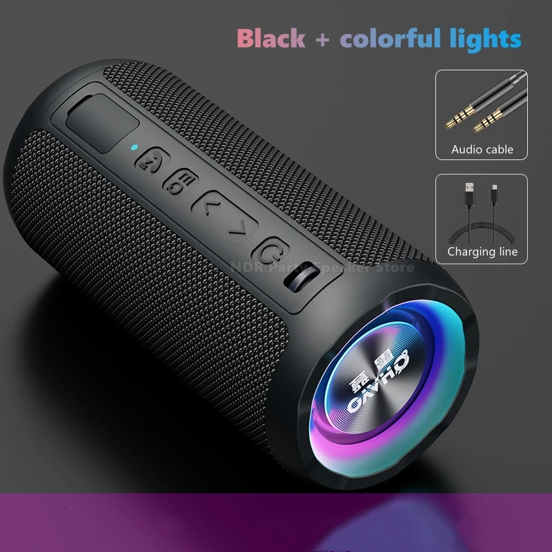 16W Best Quality Wireless Blue Tooth Speakers Outdoor IPX6 Waterproof With RGB Light Portable TWS Pairing Stereo Speaker