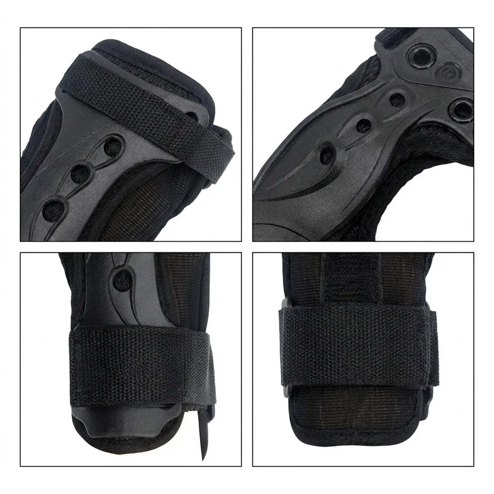 For Roller Skating Roller Skating Protectors Hard Palm Braces For Long-time Sports XL Black Adjustable Ski Wrist Guards