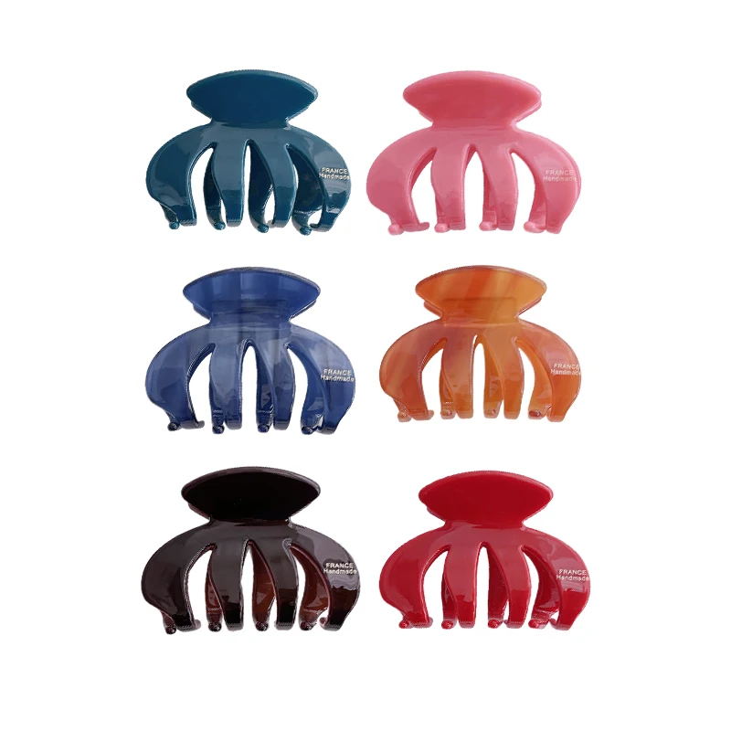 

South Korea France shark clip half clip, French wine red hairpin woman, suitable for less hair Shower Bath Homewear