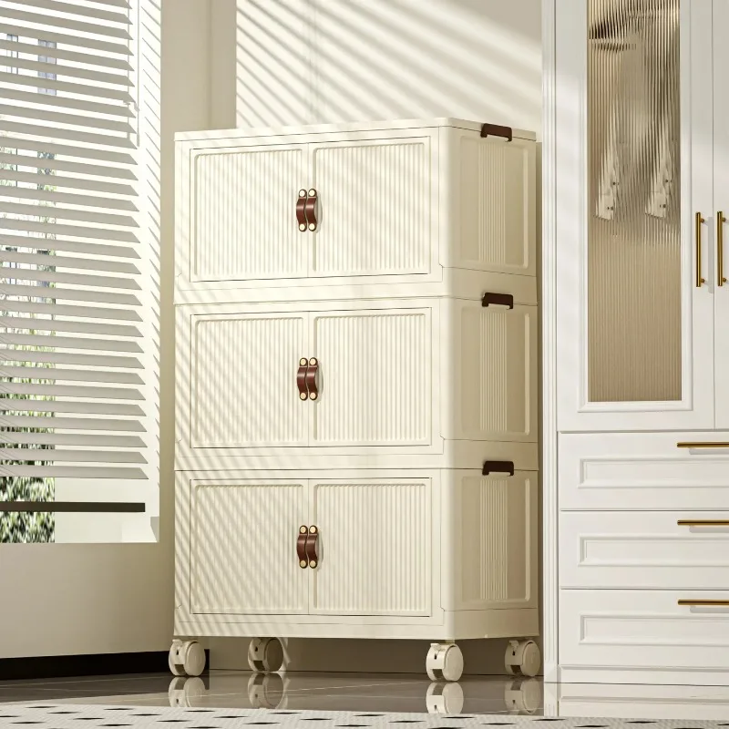 

Большие двойные двери, открытые складные, бесплатная установка, шкаф для хранения, диваны для гостиной, шкафы-органайзеры с колесами