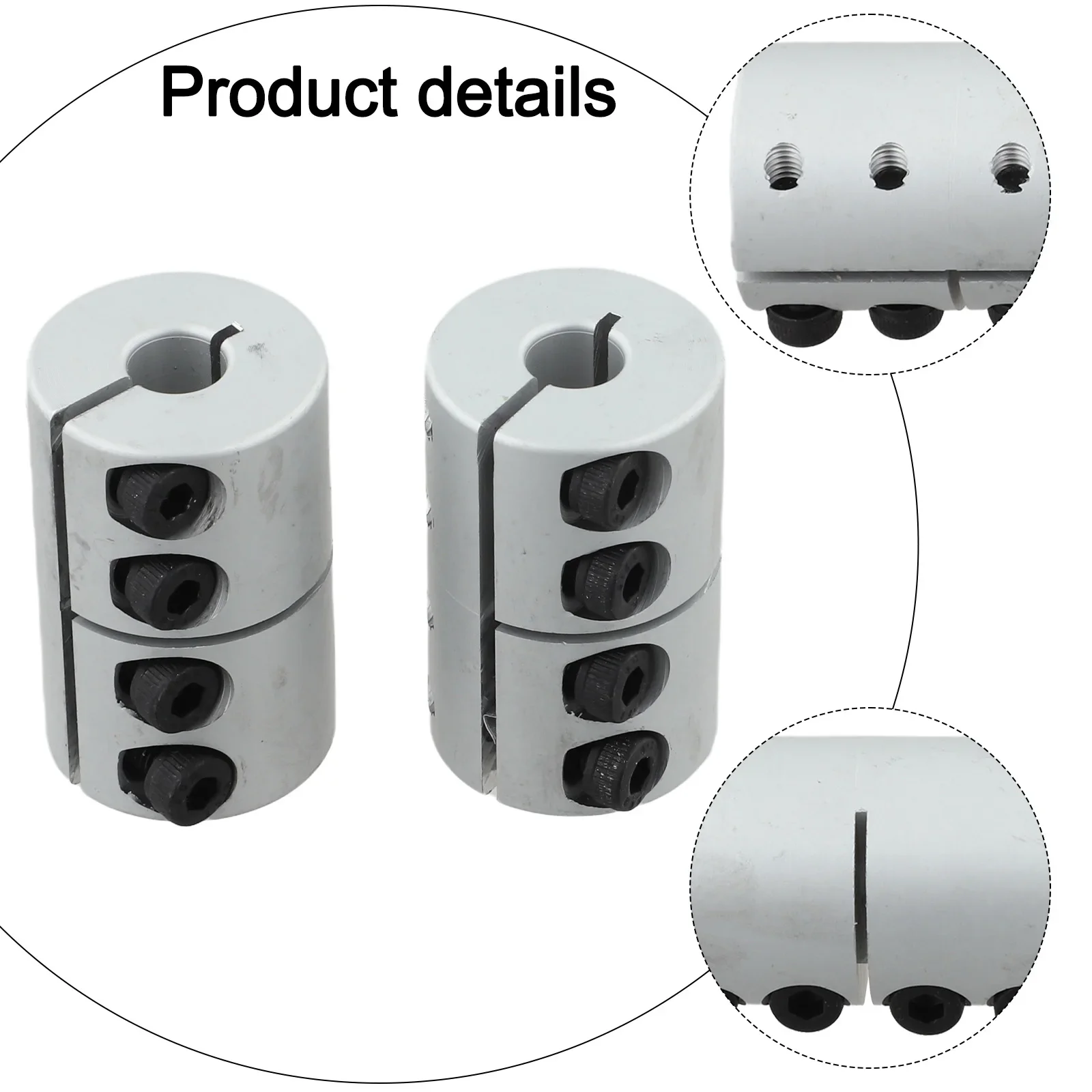 

2PCS Shaft Coupler D25L40 for Stepper Motors 6 35mm ID Vibration Dampening Aluminum Alloy for Reliable Connections