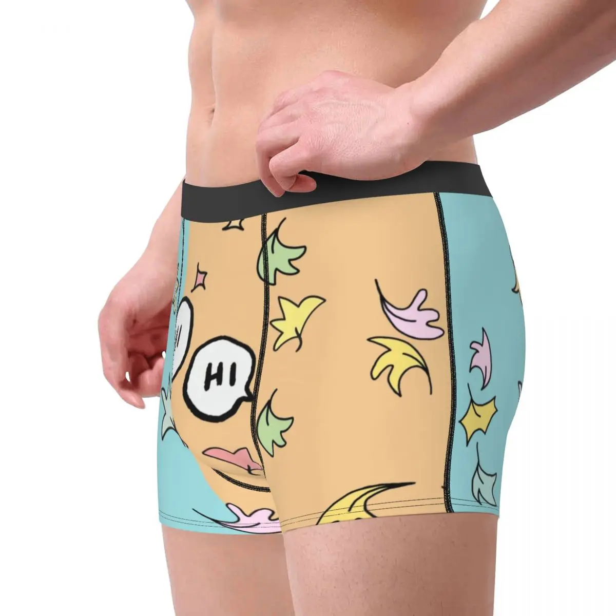 Custom Heartstopper Hi Hi TV Series Underwear Men Breathable Boxer Briefs Shorts Panties Soft Underpants For Homme