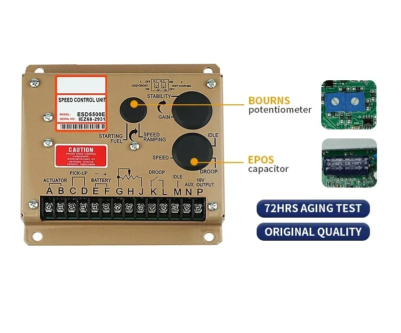 Generator Speed Governor Unit Speed Control ESD5500e Electronic Governor ESD5500 for generator  2pcs