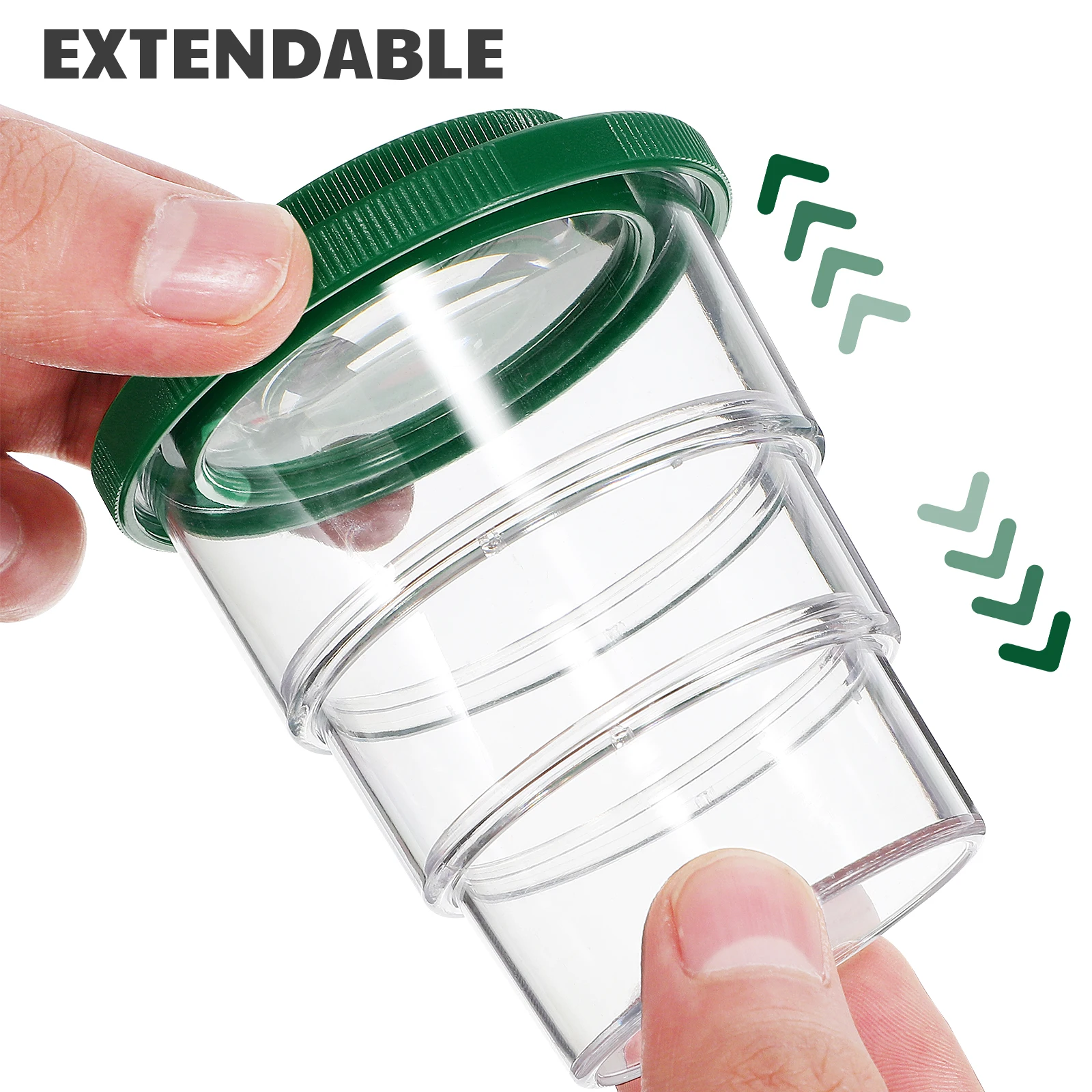 

Observation Cup Telescope Viewer Insect Cage Magnifying Glasses Container Jars Exploration Tools Abs Collecting Child