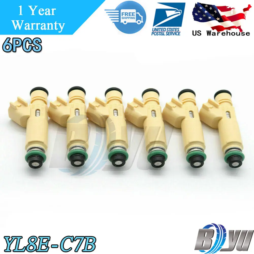 

Set 6pcs New Fuel Injectors Fit For 2001-2002-2003 For Ford Escape 3.0L V6 YL8E-C7B