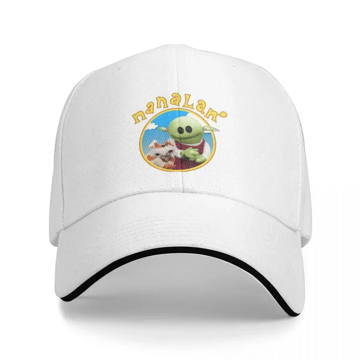 Kawaii Nanalan Cartoon Baseball Cap Fashion Sandwich Cap for Men Women Polyester Headwear Outdoor