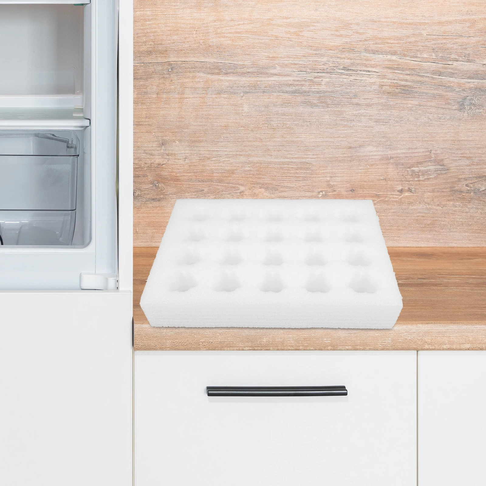 

6 set Egg Tray Shockproof White 10 Eggs Reusable Protective Delivery Storage Container Anti Breakage Foam Carrier Household