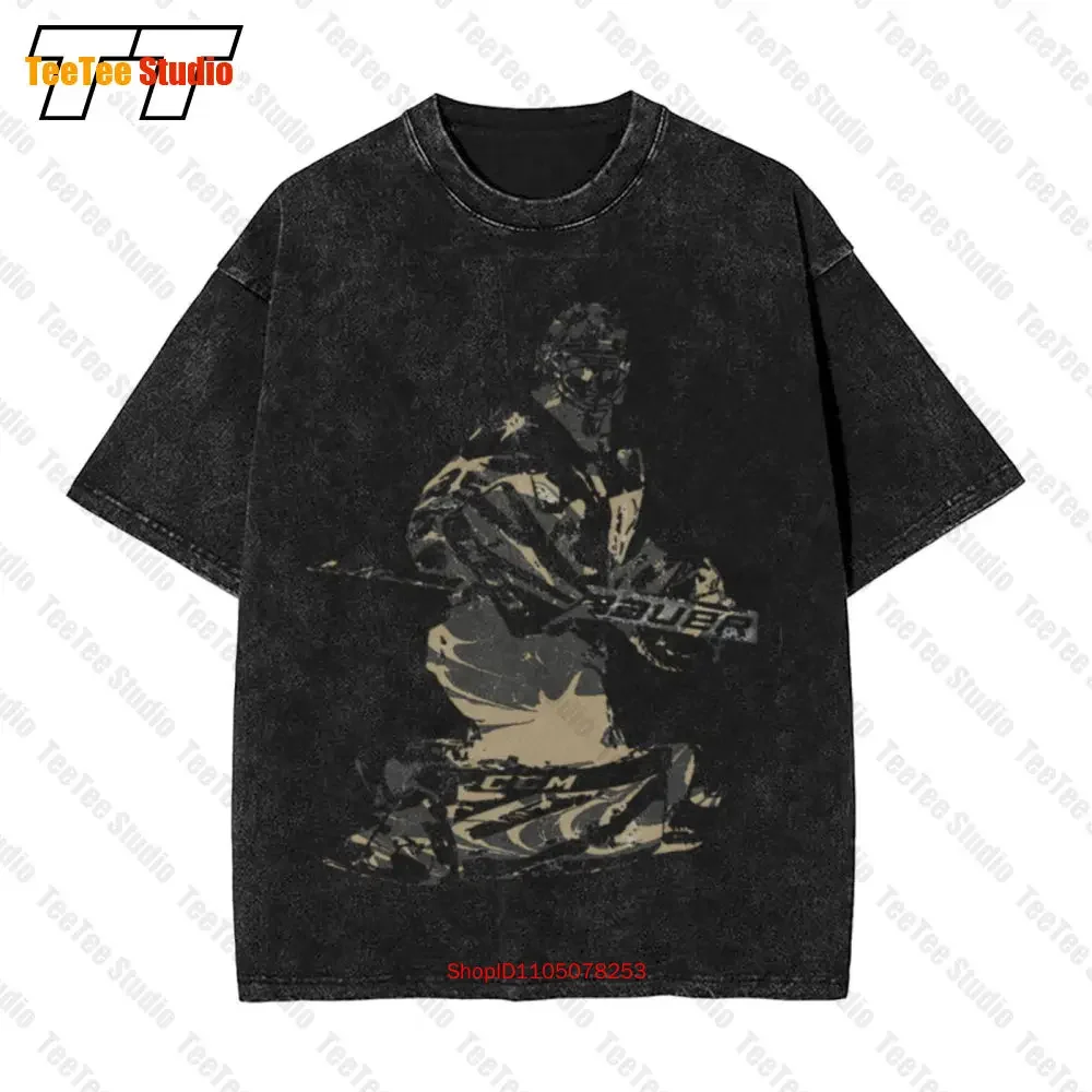 Golden Knights Goalie Marc Andre Fleury Artwork Golf Wear  T-Shirt 6NHK