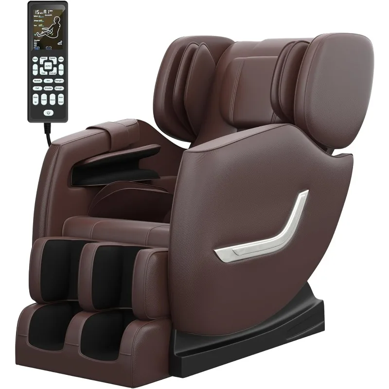 2024 Massage Chair, Full Body Zero Gravity Massage Chair with 8 Fixed Massage Rollers, 6 Auto Modes, Waist Heated