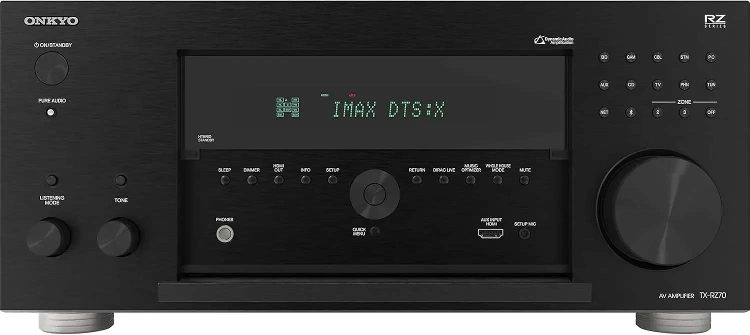 

11.2-Channel AV Receiver - 140 Watts Per Channel, Dirac Live Out of Box, Works with Sonos Certified, THX Certified and More