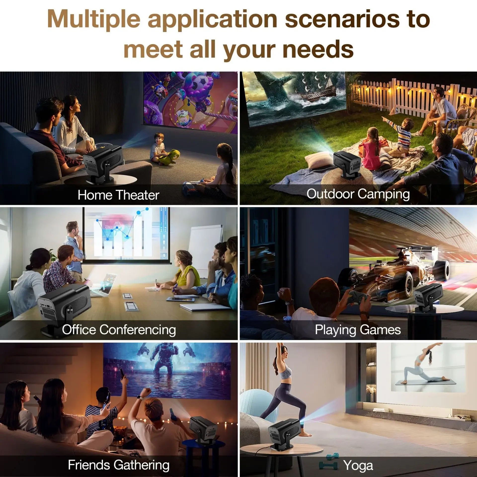 Project Hcs350 Pro Retro Video Game WIFI Quad Core ARM  Consoles Handheld Game Console Portable Intelligent Cortex-a53 Projector