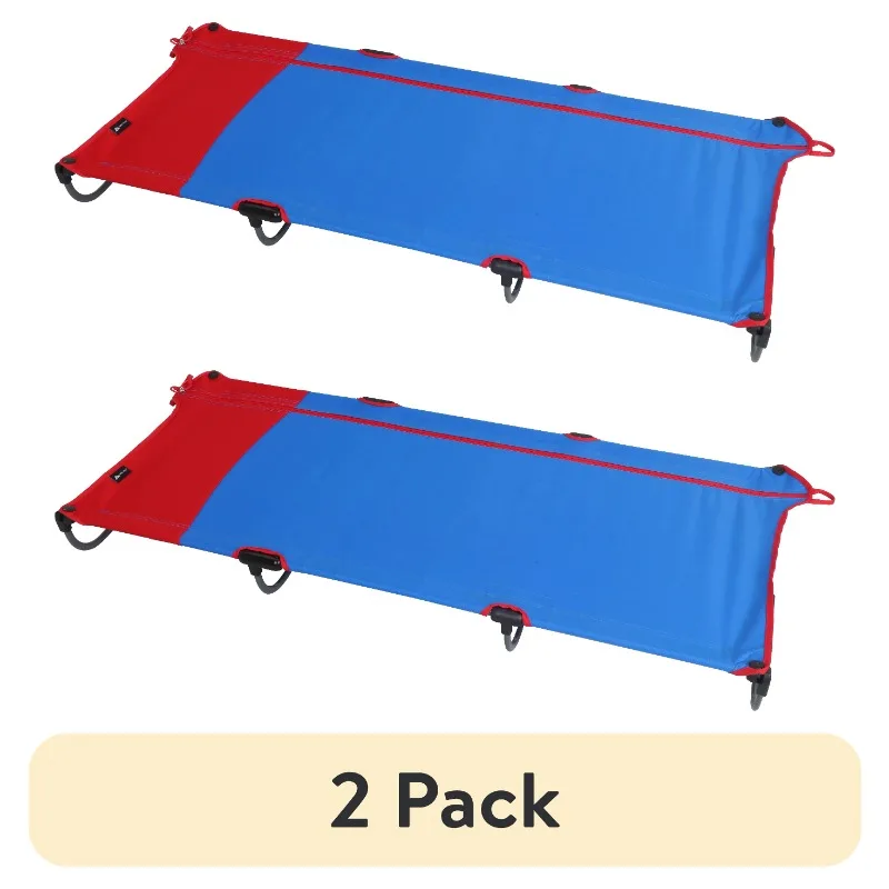 

(2 pack) Ozark Trail Kids Zipper Cot, 55 x 24 x 6 in, Child Use