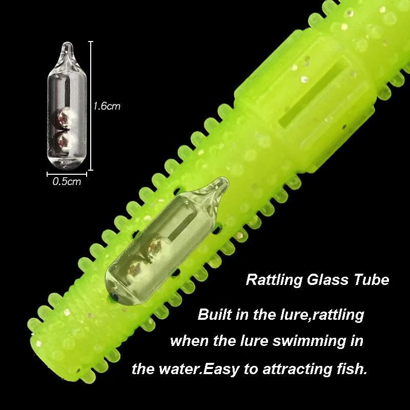 WESTBASS 5PCS Ned Rig Soft Baits 7cm Silicone Worm Lures Rubber Fishing leurre souple Floating Swimbait Fishy Smell cebos suave