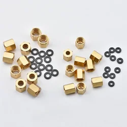 10PCS Small Large Copper Nut O ring Screw 3x2mm and 4x3mm For Epson UV Damper 1390 DX7 DX4 DX5 Ink Tube