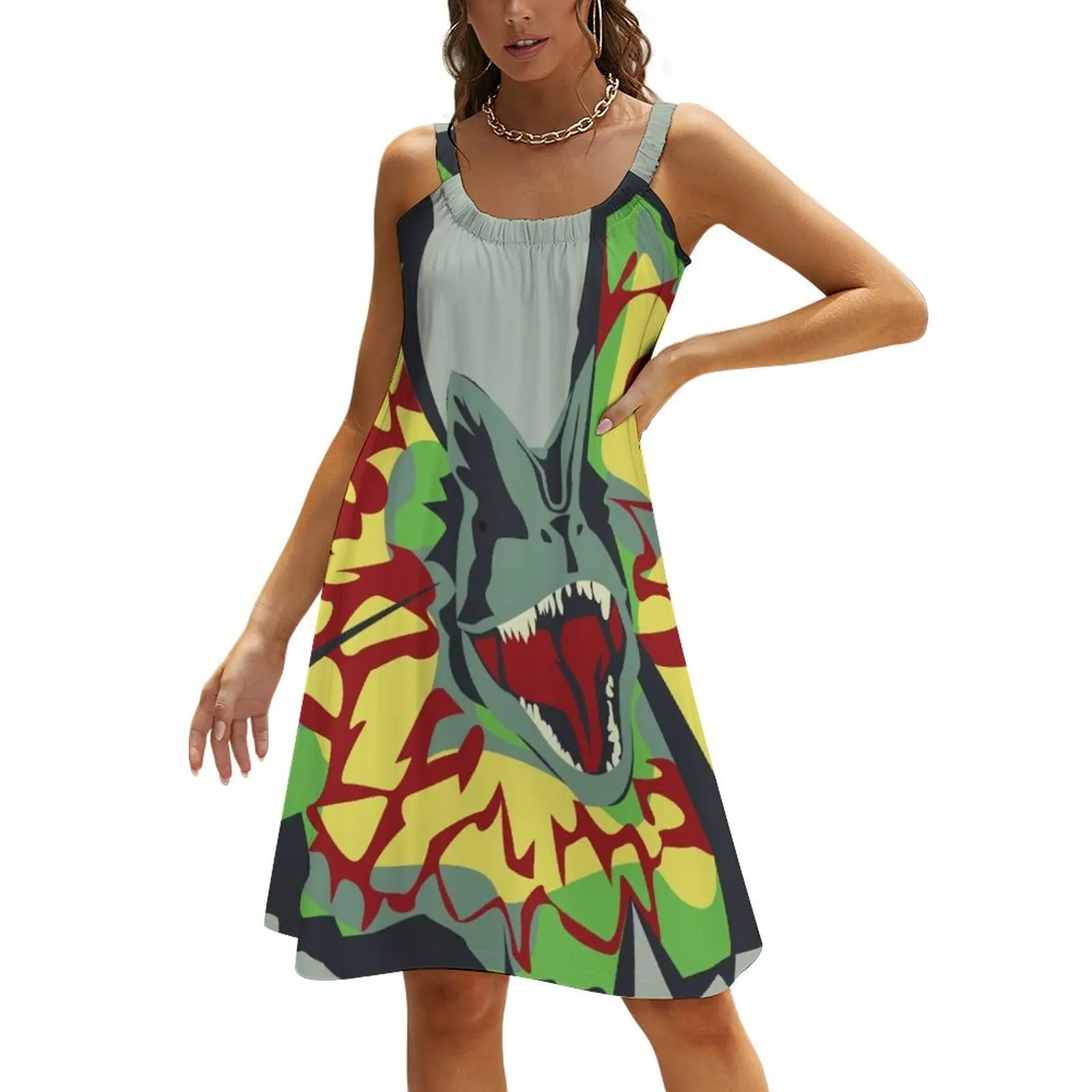 

dilophosaurus Beach Sling Skirt dresses summer Party dresses