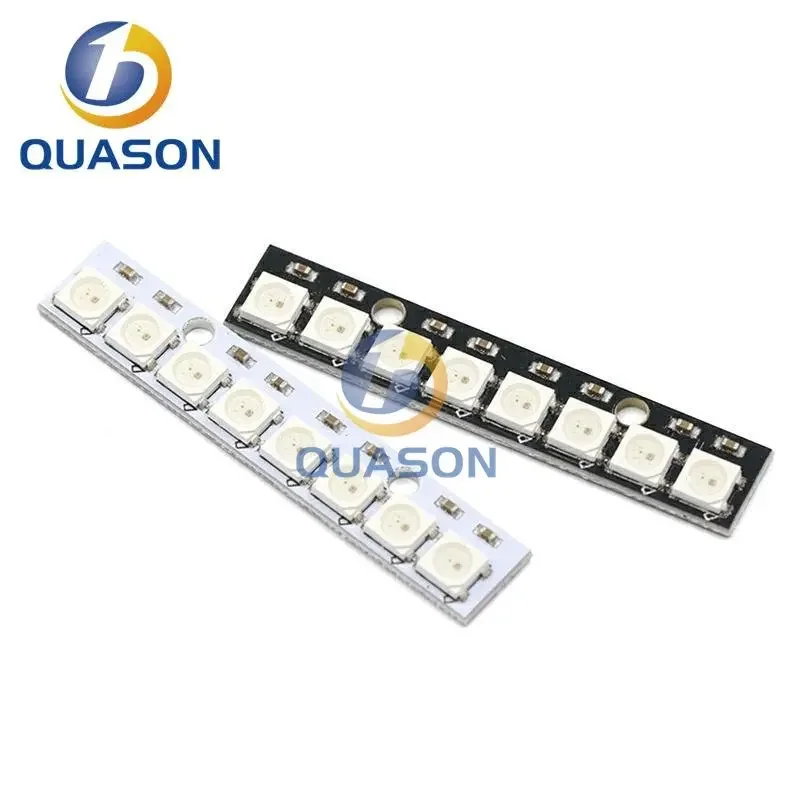 Stick 8 channel WS2812 5050 RGB LED lights built-in full color-driven development board