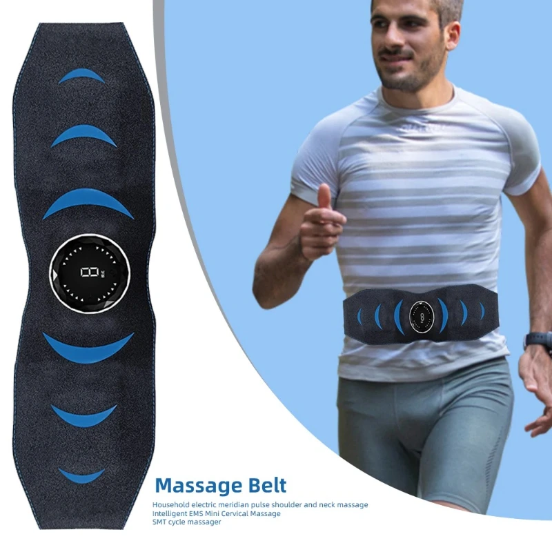 New multifunctional home EMS low-frequency pulse mini cervical massage patch electric meridian pulse shoulder and neck massage