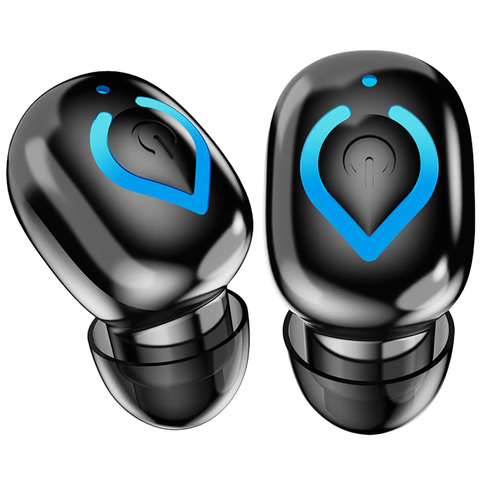 BT 6.1 Wireless Mini Single Earbud With Mic Invisible Earbuds IPX3 Waterproof Handsfree Single Headset for Home & Office