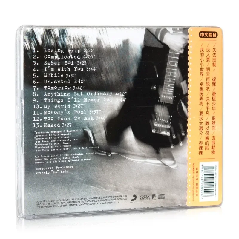 Genuine Avril Lavigne CD Album Spreading Wings for European and American Popular English Songs CD Record