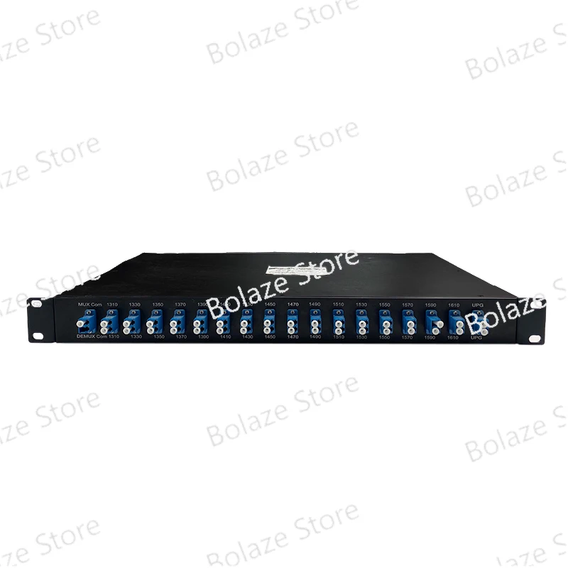 16CH 18CH 1210nm-1610nm Mux Demux 1U Rack Mounted Type Dual Fiber CWDM with LC SC Connector