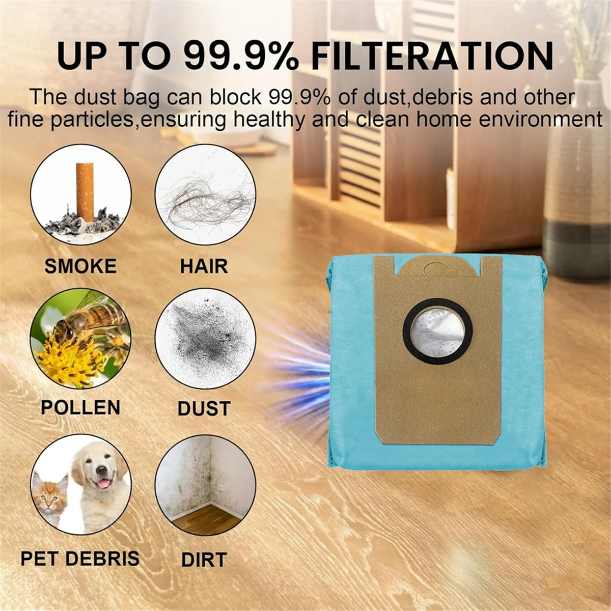 Мешки для пыли ABXHH для RoboVac L35 Hybrid/L35 Hybrid+/LR30 Hybrid/LR30 Hybrid+, запасные части для пылесоса, мешок для мусора, A