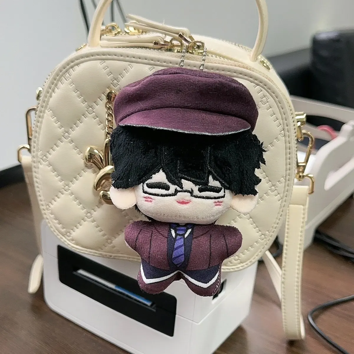 Anime Bungou Zwerfhonden Pluche Sleutelhanger Dazai Osamu Nakahara Chuuya Zachte Knuffels Verjaardagscadeau 10 cm