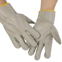 Welder's Working Safty Gloves Wear-resistant Oil Insulation Thickened Head Layer Cowhide Welding Driver Labor Protection Gloves