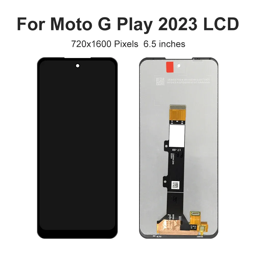 For Motorola Moto G PLAY（2023)6.5\'\'For Moto G PLAY 2023 XT2271-5 LCD Display Touch Screen Digitizer Assembly Replacement