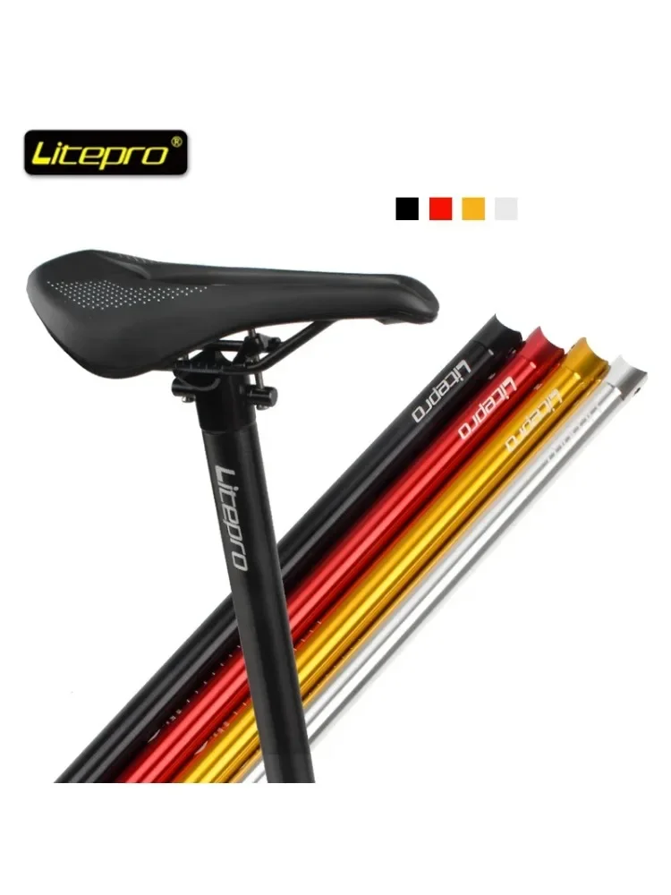 AliExpress Litepro  Folding Bike Seat Post 31.8*580mm Aluminum alloy Super Light CNC Seat-Tube Bicycle Parts