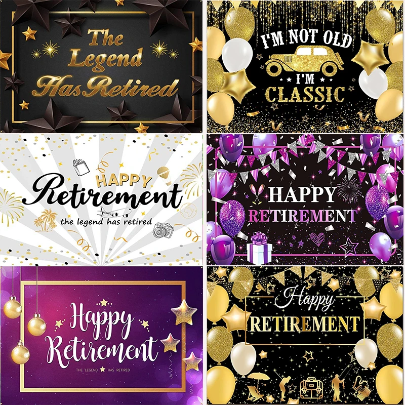 I'm Classic Retire Retirement Party Funny Not Old Background Decoration Photography Backdrops Kids Photo Game Backdrop Wall