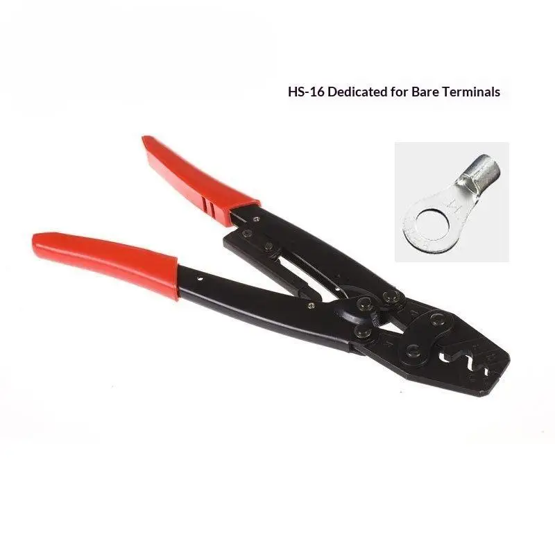 1Pcs Ratchet Crimping Tools Pliers HS-16 Japanese Style Crimping Piler For Terminal 1.5-16mm² Crimping Pliers